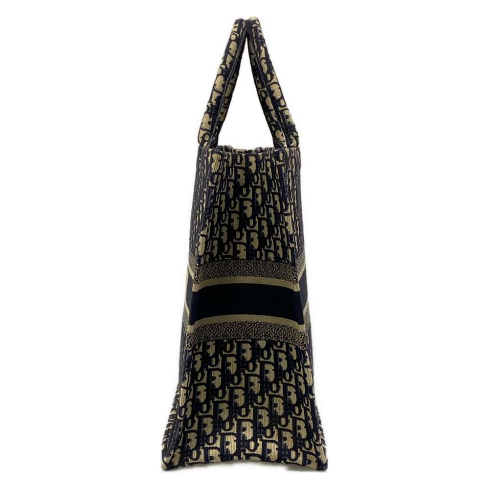 Christian Dior Book Tote Large Bag Tote Bag M1286ZRIT Beige Dark Navy - Picture 4 of 15